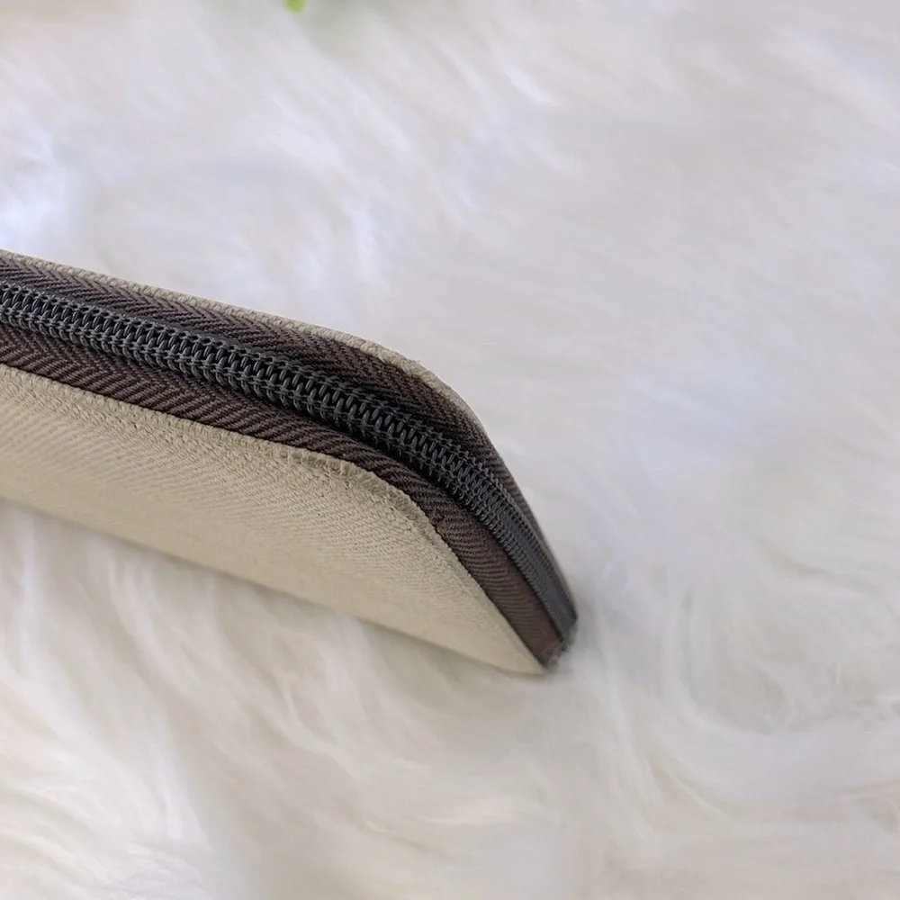Prada Canvas Canapa‎ Zippy Wallet